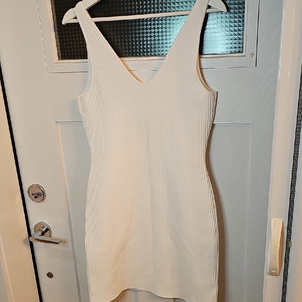 Gentle Fawn Cream Asymmetrical Dress - Picture 6 of 6
